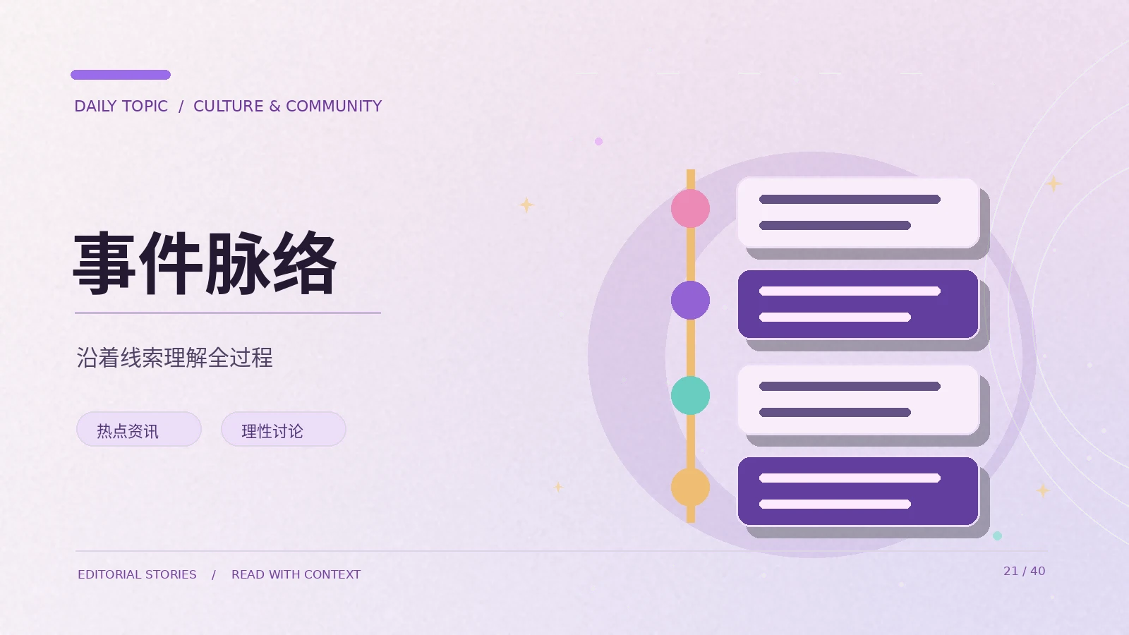 什么样的资料适合放进事件时间线